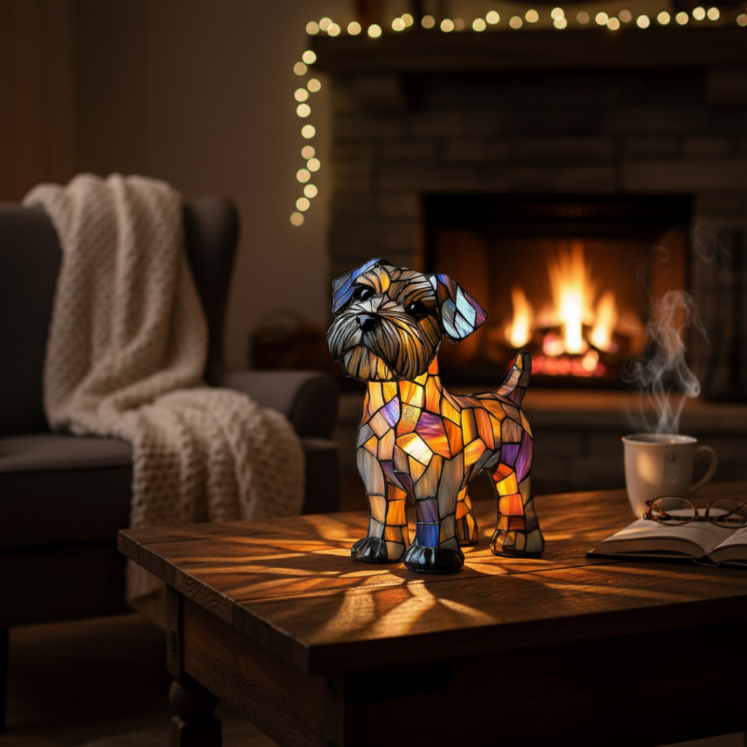Terrier Orgoglioso – Lampada Artigianale