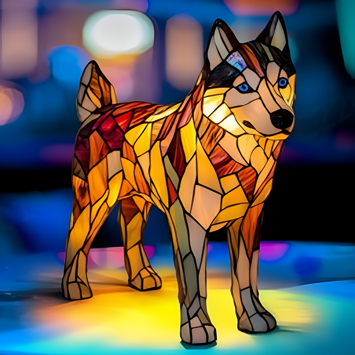 Cane Incantato Nala – Lampada Artigianale