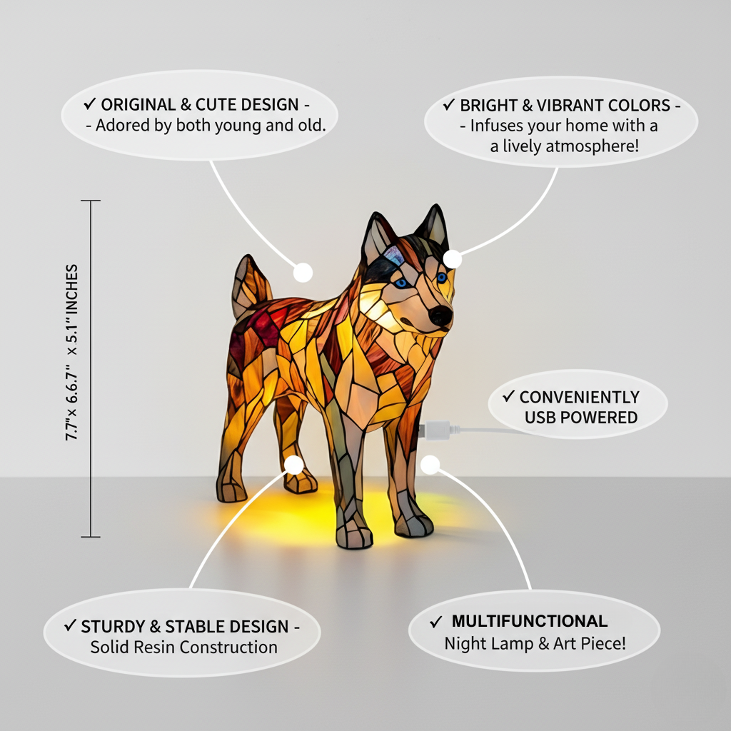 Cane Incantato Nala – Lampada Artigianale