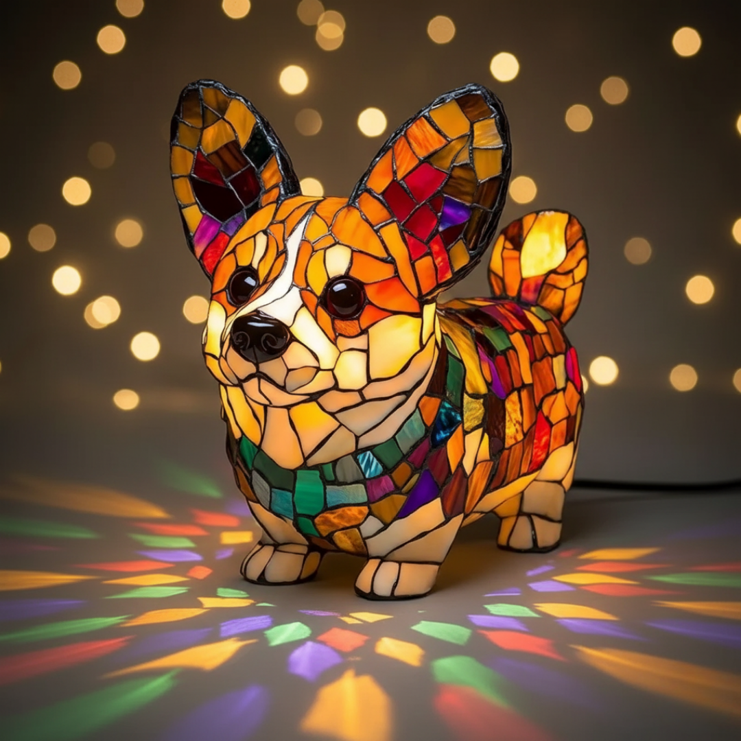 Corgi Radiante – Lampada Artigianale