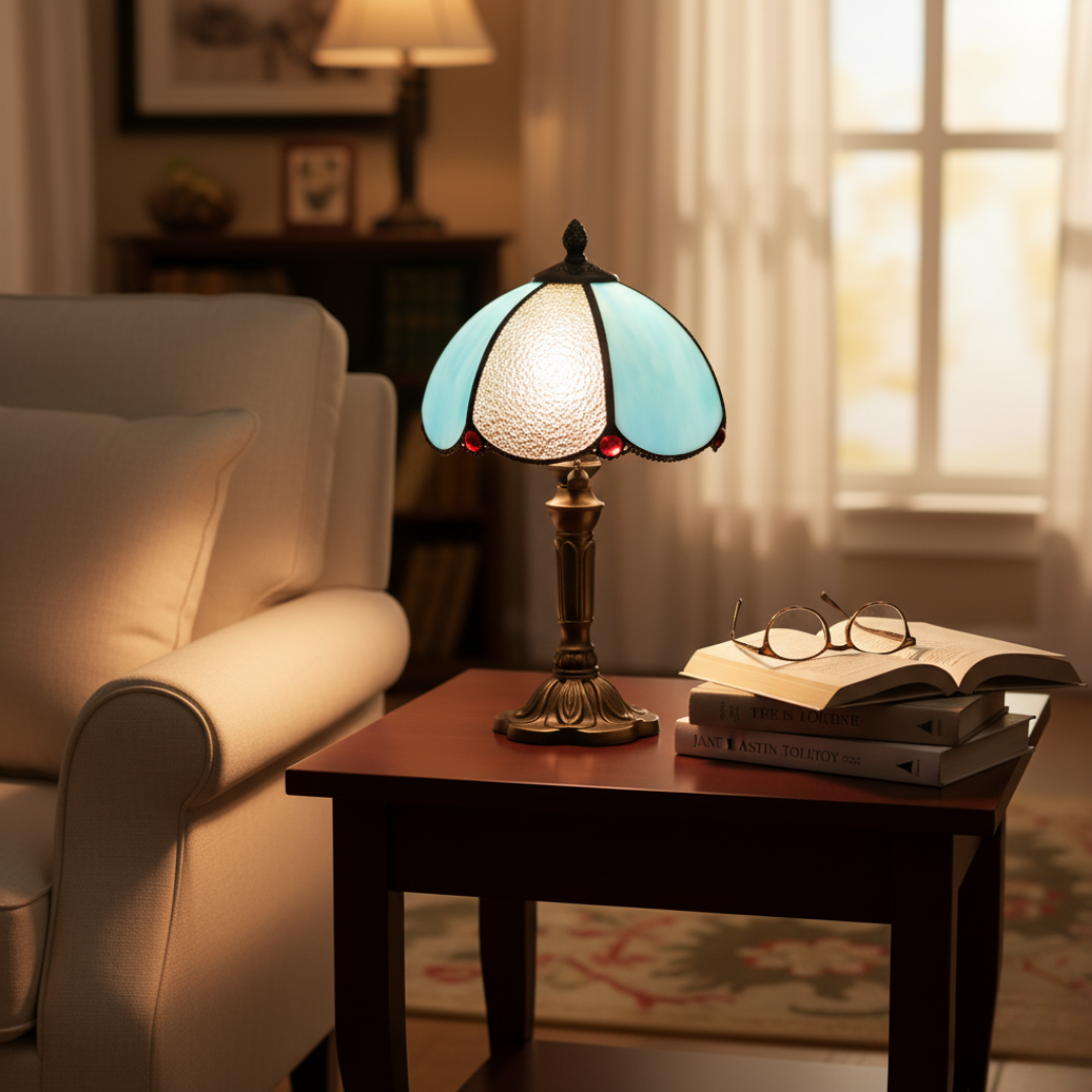 Lampada da Tavolo LED Barocca di Lusso