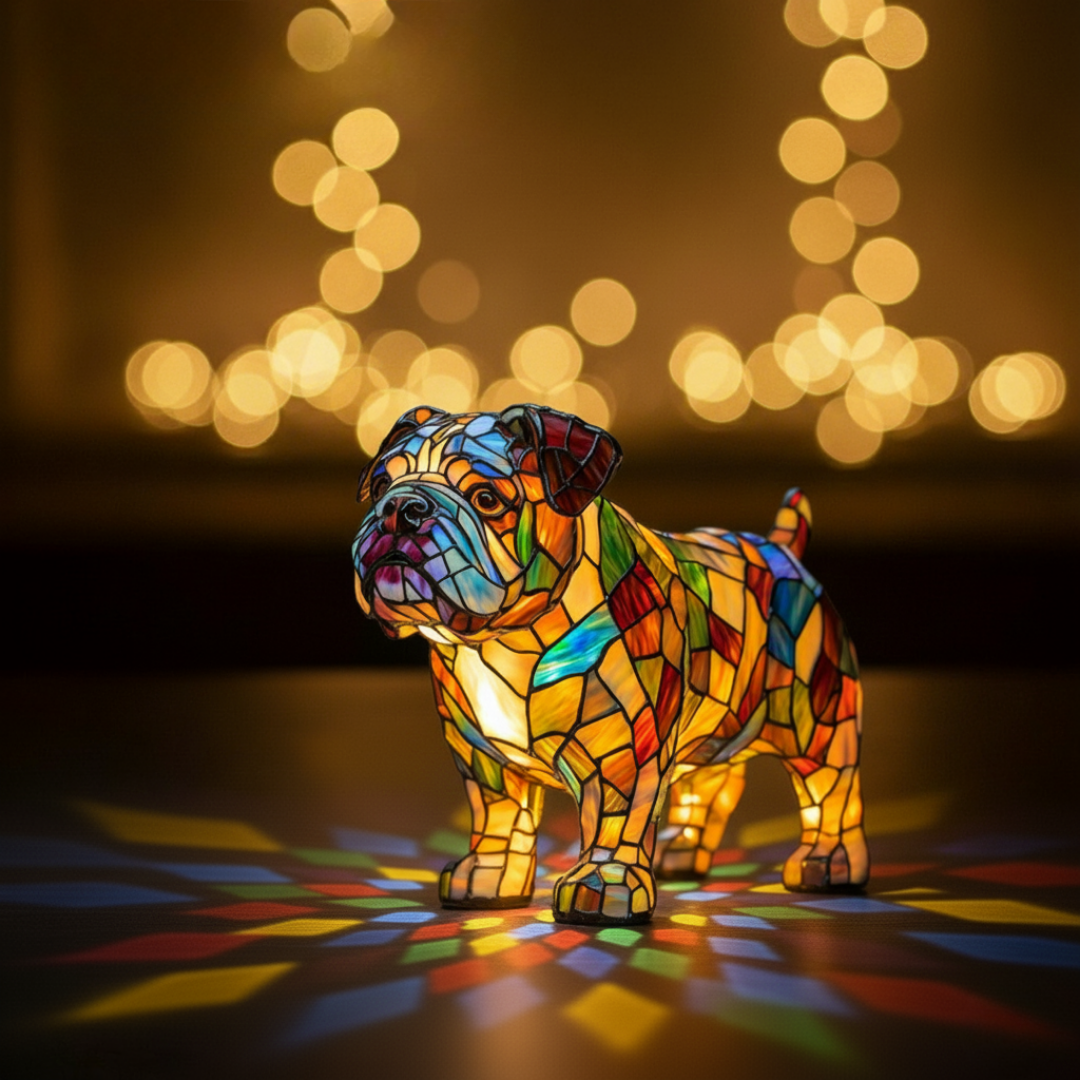 Bulldog Serenata – Guardiano della Luce Accogliente