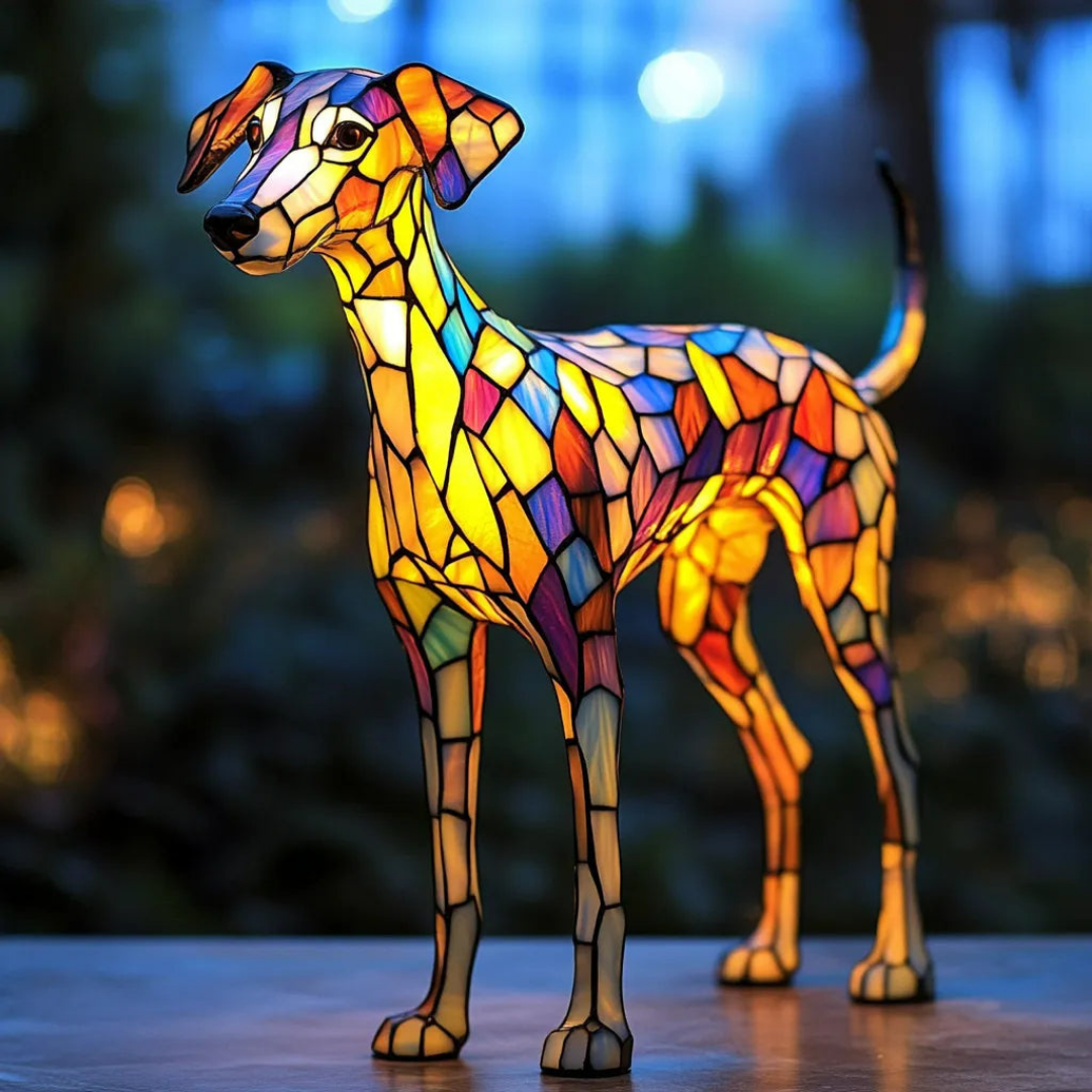 Whippet – Lampada in Vetro Colorato