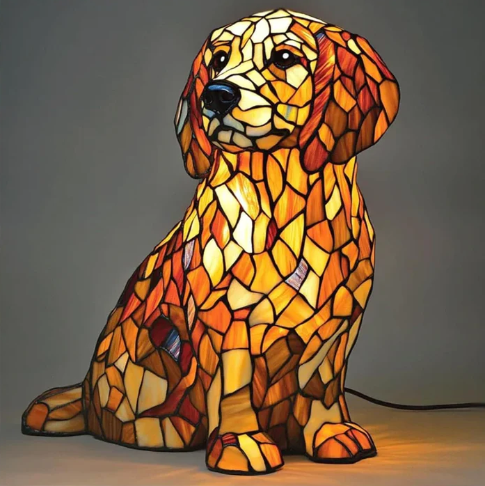 Golden Retriever – Scultura in Stile Spirituale