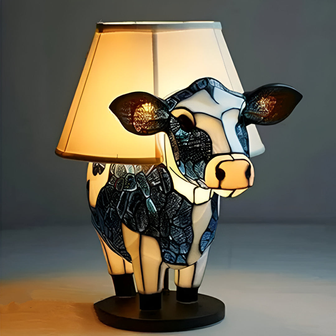 Coniglietto Vivace Noppie – Lampada Artigianale in Vetro Colorato