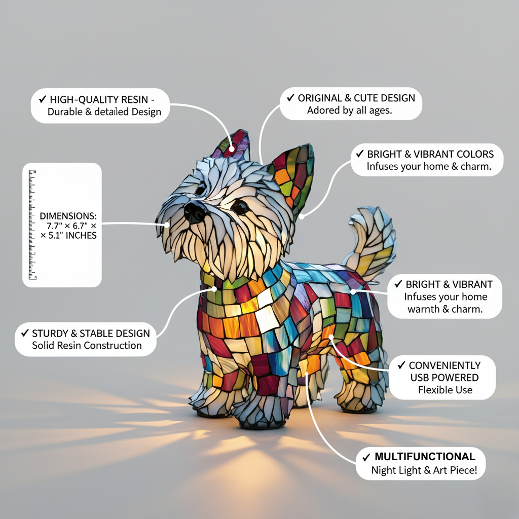Cane Incantato Kiko – Lampada Artigianale