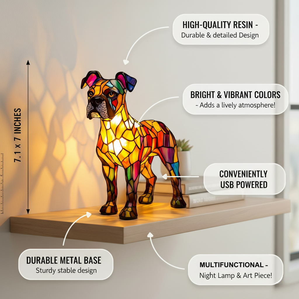 Cane Magico Lightning – Lampada Artigianale
