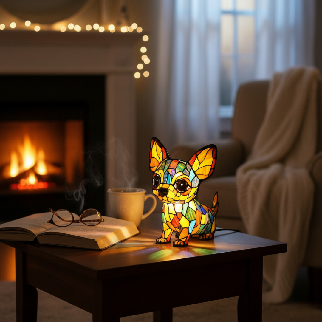 Chihuahua Affascinante – Lampada a Ciondolo
