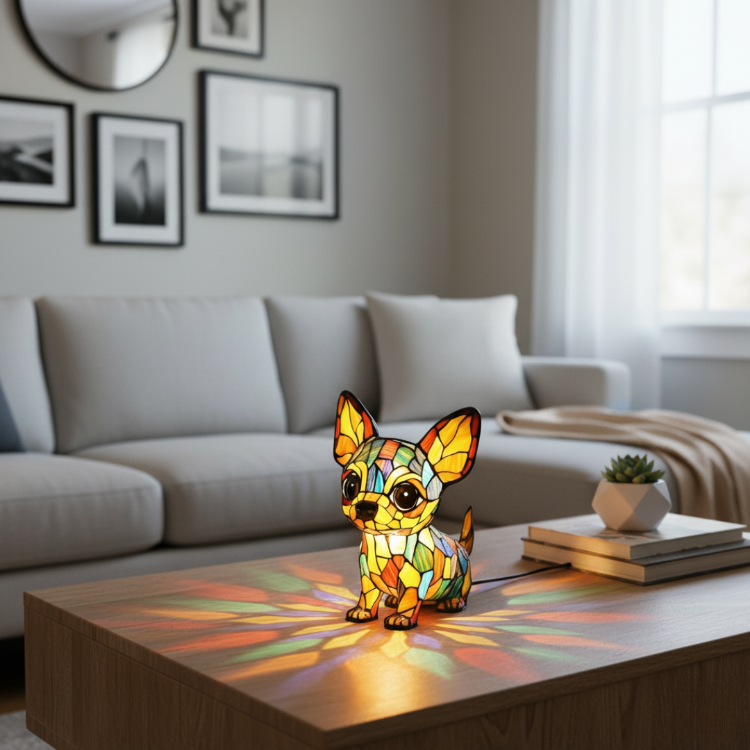 Chihuahua Affascinante – Lampada a Ciondolo