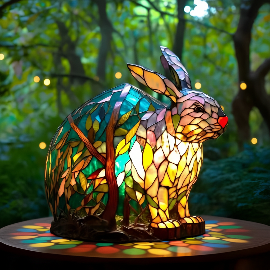 Coniglio Noppie – Lampada Colorata