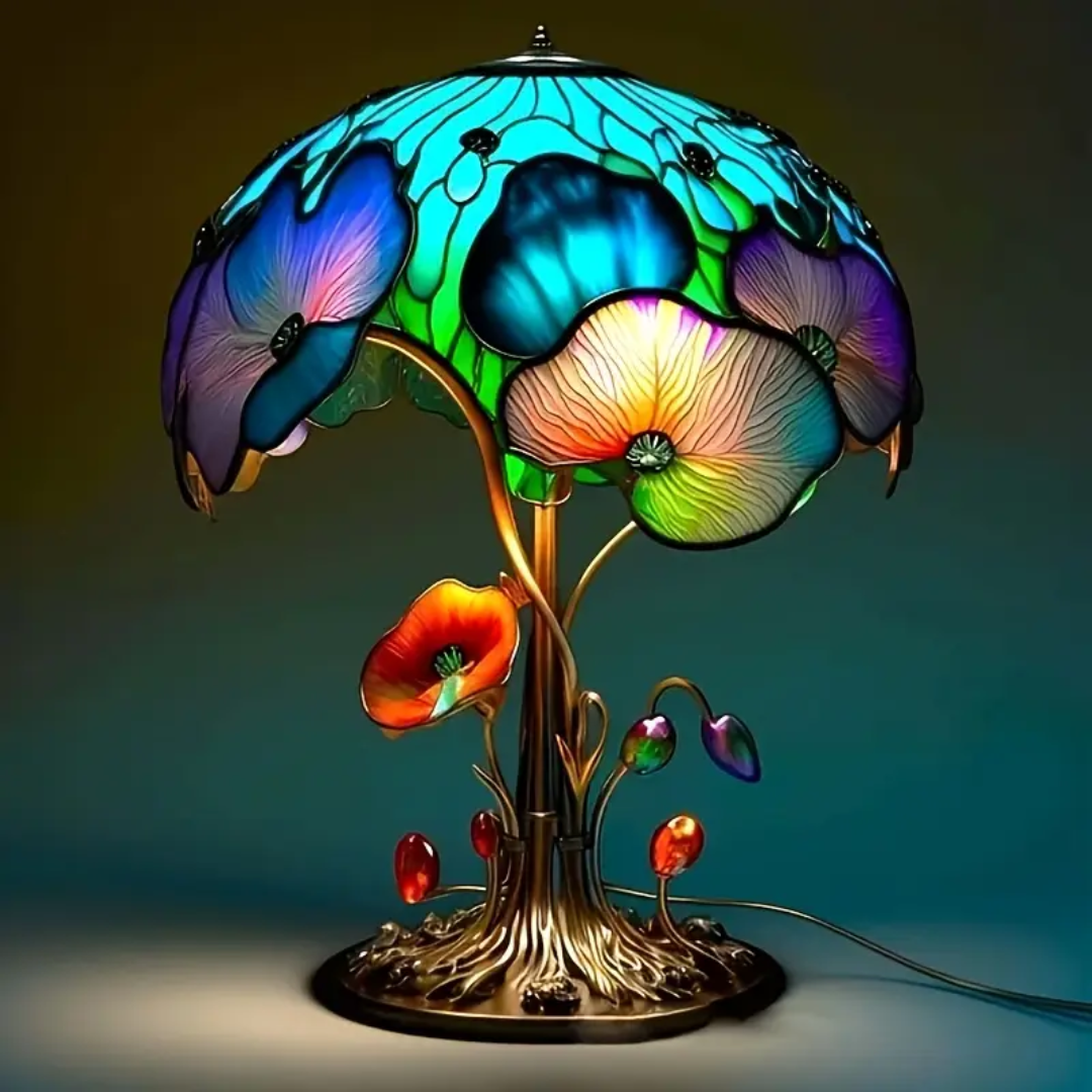 Panda Incantevole Kloffie – Lampada Artigianale in Vetro Colorato